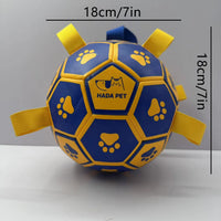 Dog toy with rope Little Yellow Duck plush interactive tennis, suitable for tug-of-war, birthday gift for small dogs, draggable and durable water ball, special for small and medium-sized dogs, made of high quality PU material, which can be kicked and play