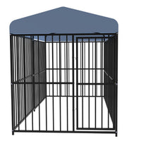 Pawhub Heavy Duty Dog Cage Black Metal Kennel Indoor Outdoor 3M