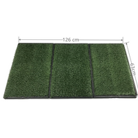 YES4PETS Indoor Dog Puppy Toilet Grass Potty Training Mat Loo Pad 126 x 63 cm