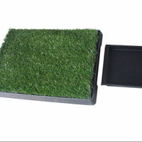 YES4PETS 4 x Synthetic Grass replacement only for Potty Pad Training Pad 59 X 46 CM