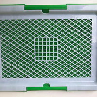 YES4PETS Small Portable Dog Potty Training Tray Pet Puppy Toilet Trays Loo Pad Mat 45x33 cm