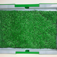 YES4PETS Small Portable Dog Potty Training Tray Pet Puppy Toilet Trays Loo Pad Mat 45x33 cm