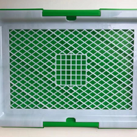 YES4PETS Small Portable Dog Potty Training Tray Pet Puppy Toilet Trays Loo Pad Mat 45x33 cm