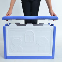 YES4PETS Small Plastic Pet Dog Puppy Cat House Kennel Blue