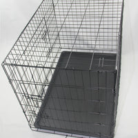 YES4PETS 30' Portable Foldable Dog Cat Rabbit Collapsible Crate Pet Cage with Blue Cover Mat