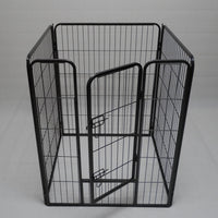 YES4PETS 4 Panels 100 cm Pet Dog Cat Puppy Rabbit Exercise Playpen Fence w Door