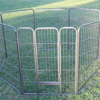 YES4PETS 120 cm Heavy Duty Pet Dog Cat Rabbit Exercise Playpen Puppy Rabbit Fence With Cover