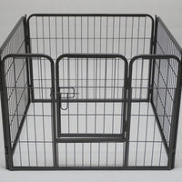 YES4PETS 4 Panel 80 cm Heavy Duty Pet Dog Puppy Cat Rabbit Exercise Playpen Fence Extension
