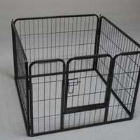 YES4PETS 4 Panel 80 cm Heavy Duty Pet Dog Puppy Cat Rabbit Exercise Playpen Fence Extension