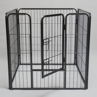 YES4PETS 4 Panel 80 cm Heavy Duty Pet Dog Puppy Cat Rabbit Exercise Playpen Fence Extension