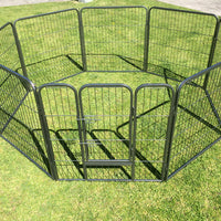 YES4PETS 80 cm Heavy Duty Pet Dog Cat Puppy Rabbit Exercise Playpen Fence