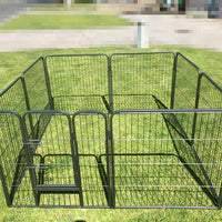 YES4PETS 80 cm Heavy Duty Pet Dog Cat Puppy Rabbit Exercise Playpen Fence