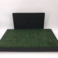 YES4PETS XL Indoor Dog Puppy Toilet Grass Potty Training Mat Loo Pad pad with 2 grass