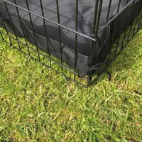 YES4PETS 24' Dog Rabbit Playpen Exercise Puppy Enclosure Fence With Canvas Floor