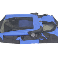 YES4PETS XL Portable Foldable Pet Dog Puppy Cat Soft Crate Cage-Blue