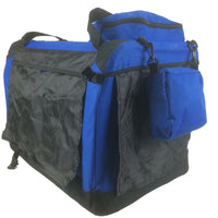 YES4PETS XL Foldable Pet Dog Puppy Cat Soft Crate With Curtain-Blue