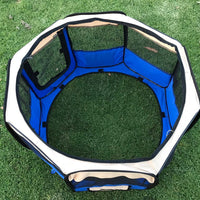 YES4PETS Medium Blue Pet Dog Cat Dogs Puppy Rabbit Tent Soft Playpen