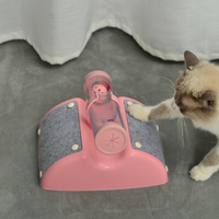 YES4PETS Cat Play Box Kit Pet Toy Kitten Toys Interactive Ball Peek Hunting Toy-Pink