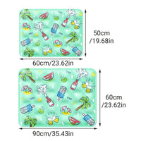 Cooling Ice Mat for Pets Summer Dog and Cat Cooling Pad Comfortable Pet Bed - Grey - 60x90cm