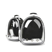 Pet Outdoor Carrier Backpack Cat Dog Puppy Travel Space Capsule Shoulder Bag - Pink
