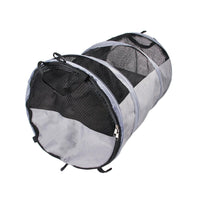 Foldable Pet Car Carrier Bag Breathable Travel Tent Portable Kennel for Transport - Grey