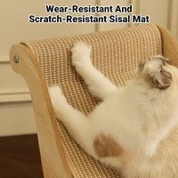 Cat Scratching Recliner Sofa 2 in 1 Lounge Bed Durable Scratch Board Furniture - L