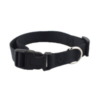 L Size Dog Puppy Pet Collar Adjustable Nylon Toy Large Pink Blue Red Black - Grey