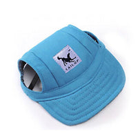 Dog Baseball Cap Outdoor Pet Sun Hat Summer Canvas Visor Puppy XL - Stripe