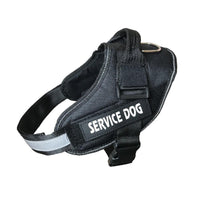 Adjustable Dog Vest Harness for Small Medium Dogs Comfortable No Pull Design - Black-L