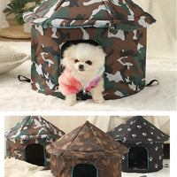 Outdoor Waterproof Cat House - Insulated, Weatherproof, Warm Shelter for Cats, Ideal for Winter Protection,Size: M 40*41cm