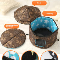 Outdoor Waterproof Cat House - Insulated, Weatherproof, Warm Shelter for Cats, Ideal for Winter Protection, Size: L 45*41cm