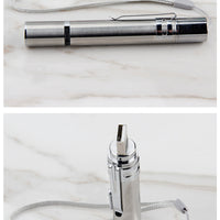 2PCS USB Rechargeable Multifunctional Laser Pointer for Cats - Interactive Toy with Star and Butterfly Patterns
