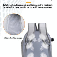 Blue Pet Carrier Backpack - Space Capsule Design for Cats & Small Dogs