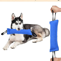 Green Durable 2-Pack Tug-of-War Dog Training Toy - Tear-Resistant, Safe & Interactive for All Breeds