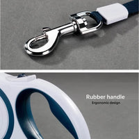 Dark Blue 3M Pet Leash Retractable - Tangle-Free, Extendable Pet Leash for Walking