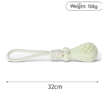 Green Single Drop of Water Durable Cotton Rope Dog Toy Set (3-Pack) - Chew, Tug & Treat Dispensing Ball for Dental Health