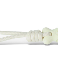 White Single Drop of Water Durable Cotton Rope Dog Toy Set (3-Pack) - Chew, Tug & Treat Dispensing Ball for Dental Health