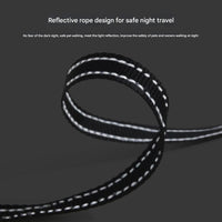 Retractable Dog Leash - Reflective Pet Lead with 3m Extension, One-Button Control(Pink)