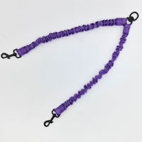 Purple Pet Double-Ended Rope + 1.5M Leash - Easy to walk two dogs, tangle-free design