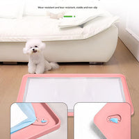 Black Reusable Silicone Pet Pee Pad Holder - Non-Slip Training Tray with Spill-Proof Edges for Dogs & Puppies(62cm x 42cm)