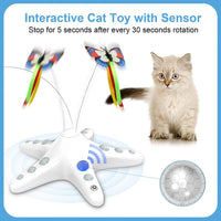Starfish Butterfly Cat Teaser Toys
