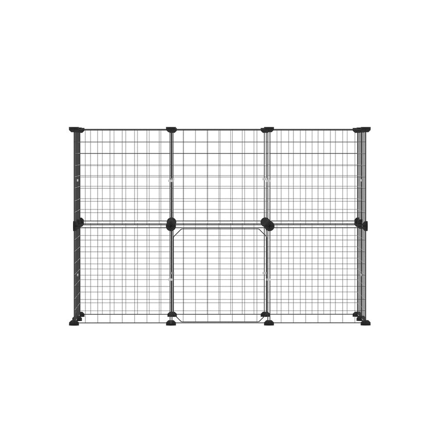 i.Pet Pet Dog Playpen Enclosure Cage 20 Panel Puppy Fence Play Pen Foldable Metal