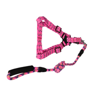 YES4PETS 2 X Medium Pet Dog Cat Puppy Kitten Rabbit Dog Harness Collar leash lead 5 Color