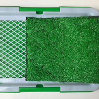 YES4PETS Small Portable Dog Potty Training Tray Pet Puppy Toilet Trays Loo Pad Mat 45x33 cm