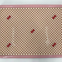 YES4PETS Small Portable Dog Potty Training Tray Mat Pet Puppy Toilet Trays Loo Pad Pink