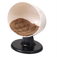 YES4PETS Medium Pet Cat Cave House Nest Puppy Cave Pet Chair Bed Beige