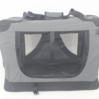 YES4PETS XXXL Portable Foldable Pet Dog Cat Puppy Soft Crate-Grey