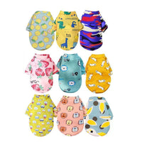 L Size Cute Pet Dog Warm Jumper Sweater Clothes Puppy Cat Knitwear Knitted Coats Winter - Yellow Giraffe