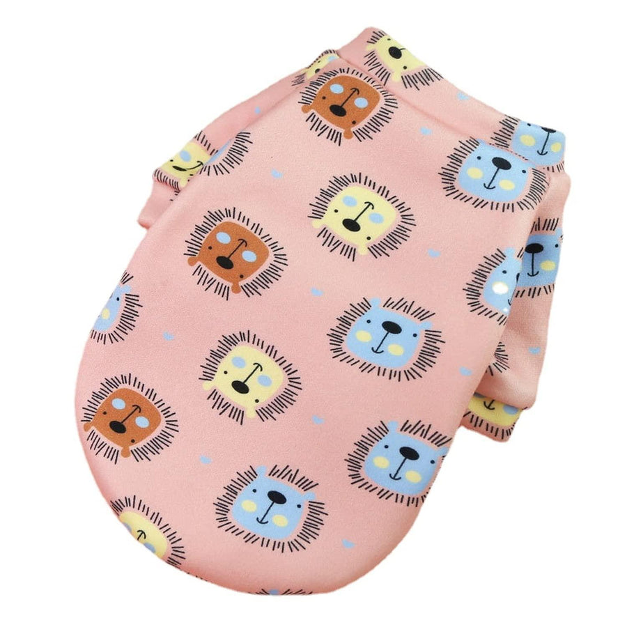 L Size Cute Pet Dog Warm Jumper Sweater Clothes Puppy Cat Knitwear Knitted Coats Winter - Yellow Giraffe