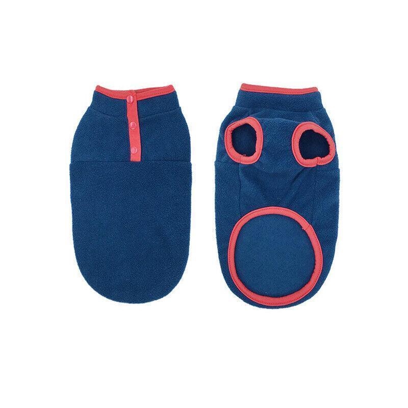 M Pet Dog Puppy Winter Warm Fleece Jumper Vest Coat Jacket Apparel Clothes Outdoor - Pink